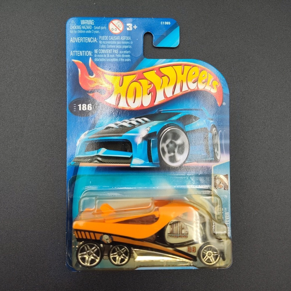 Hot Wheels #186 Cabbin' Fever 2003 Work Crewsers 9/10 PR5 Truck & Card